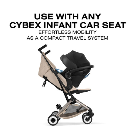 Poussette de voyage ultra légère LIBELLE - Amande-Cybex-CYB-526000945-CLÉMENT