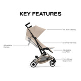 Poussette de voyage ultra légère LIBELLE - Amande-Cybex-CYB-526000945-CLÉMENT