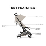 Poussette de voyage ultra légère LIBELLE - Dune Gris-Cybex-CYB-526001005-CLÉMENT