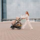 Gazelle S 2 Stroller - Taupe Frame with Almond Beige Seat