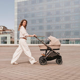 Gazelle S 2 Stroller - Taupe Frame with Almond Beige Seat