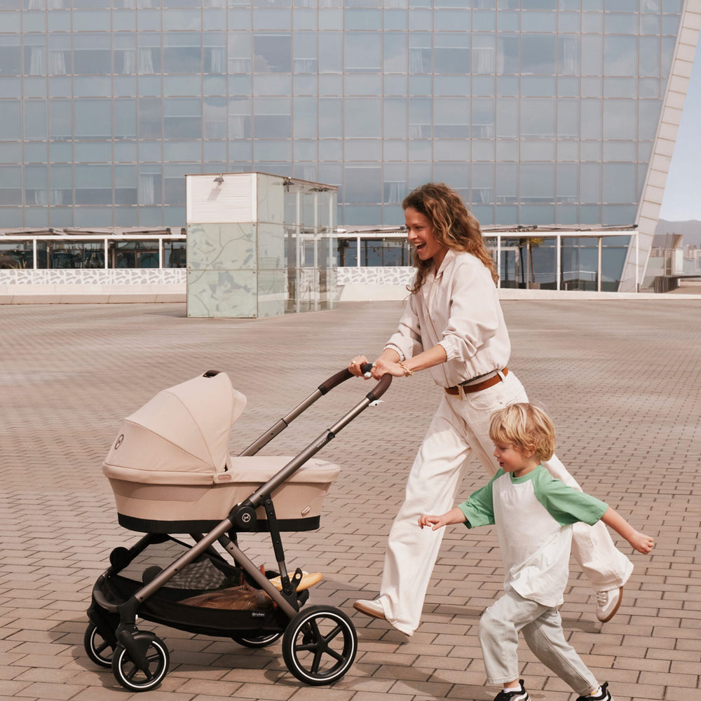 Gazelle S 2 Stroller - Taupe Frame with Almond Beige Seat