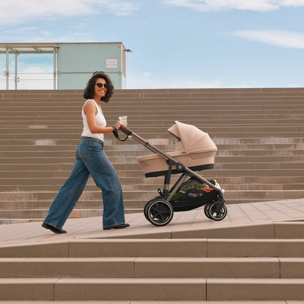 eGazelle S Electronic Assist Stroller - Black / Almond