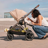 eGazelle S Electronic Assist Stroller - Black / Almond