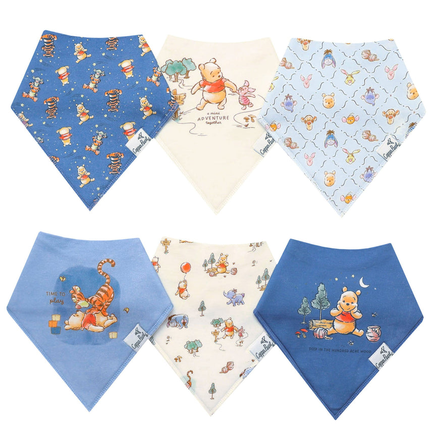 Bavoirs (6) - Winnie the Pooh Classique-Bavoirs Souples (703)-Copper Pearl-CLÉMENT