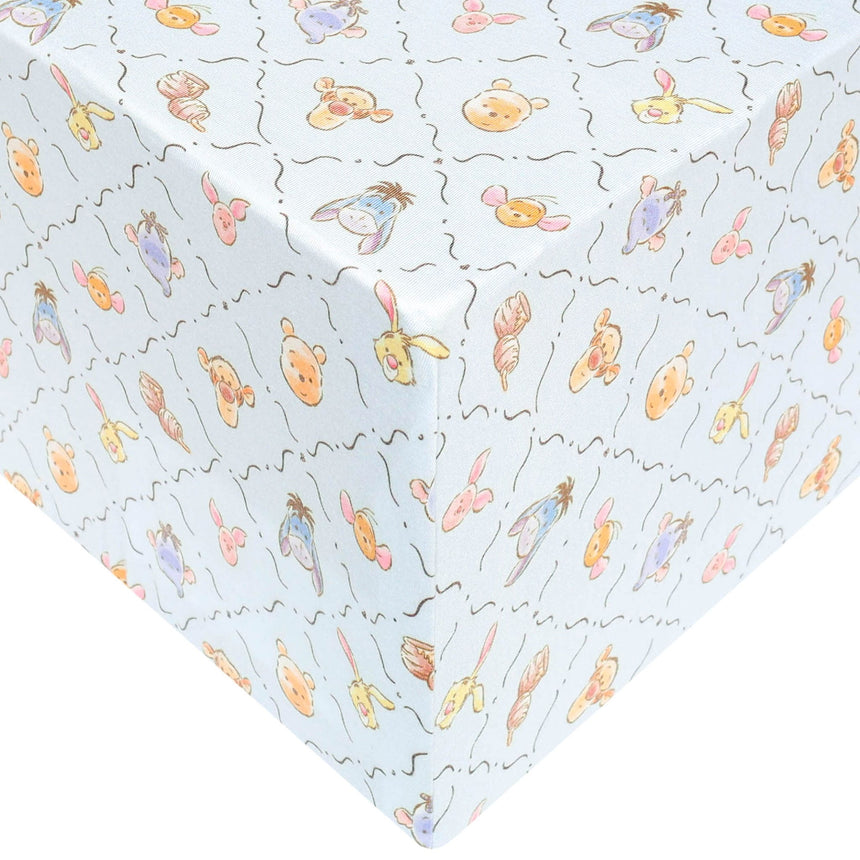 Drap Contour pour Lit de Bébé - Winnie the Pooh Classique