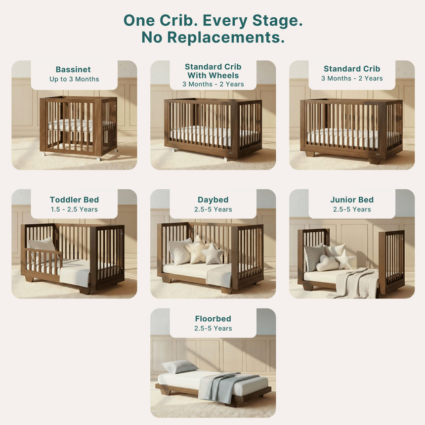 Couchette Convertible 8-en-1 Spirit - Noyer-Dadada Baby-DDD-16008-CLÉMENT