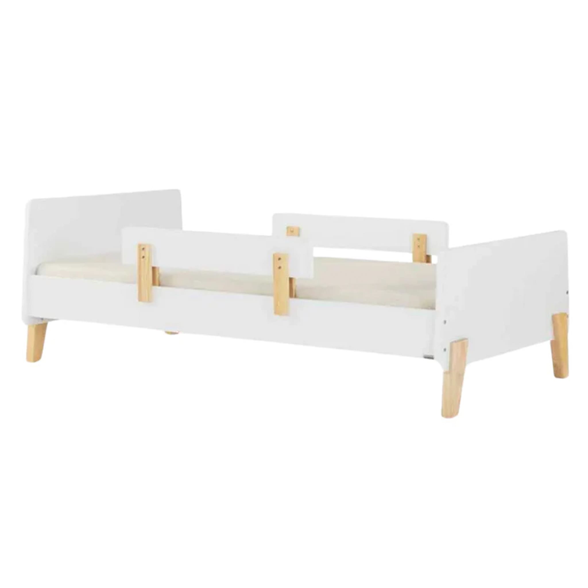 Lit pour tout-petit Muse - Blanc/Naturel - Dadada Baby – CLÉMENT