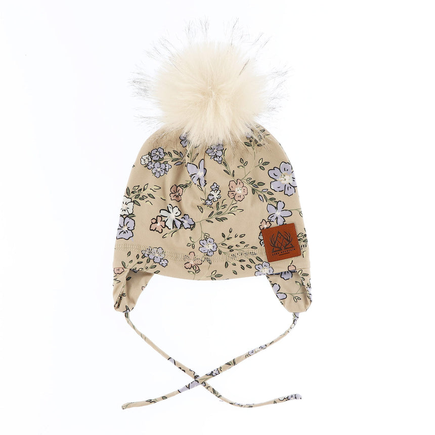 Tuque Fleurs 3-6ans-Deer Mountain-Beige-3-6 ans-DE2-26SLJ13C01S2-CLÉMENT