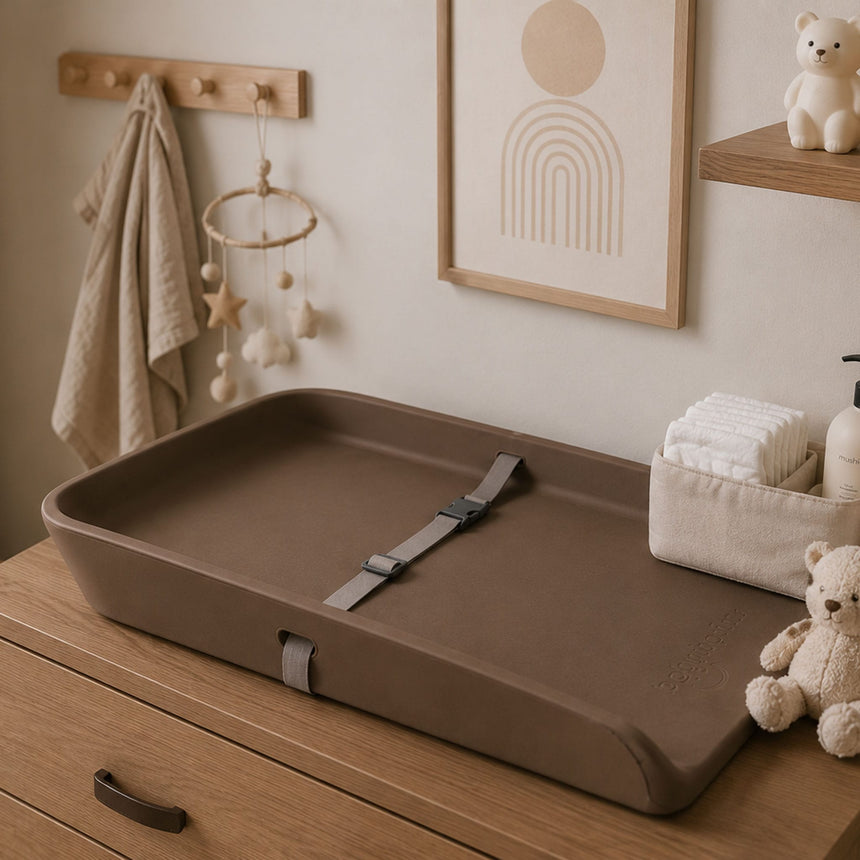 Matelas à Langer Deluxe en Mousse - Café Latte-Origami Maison-DGL-29391-CLÉMENT