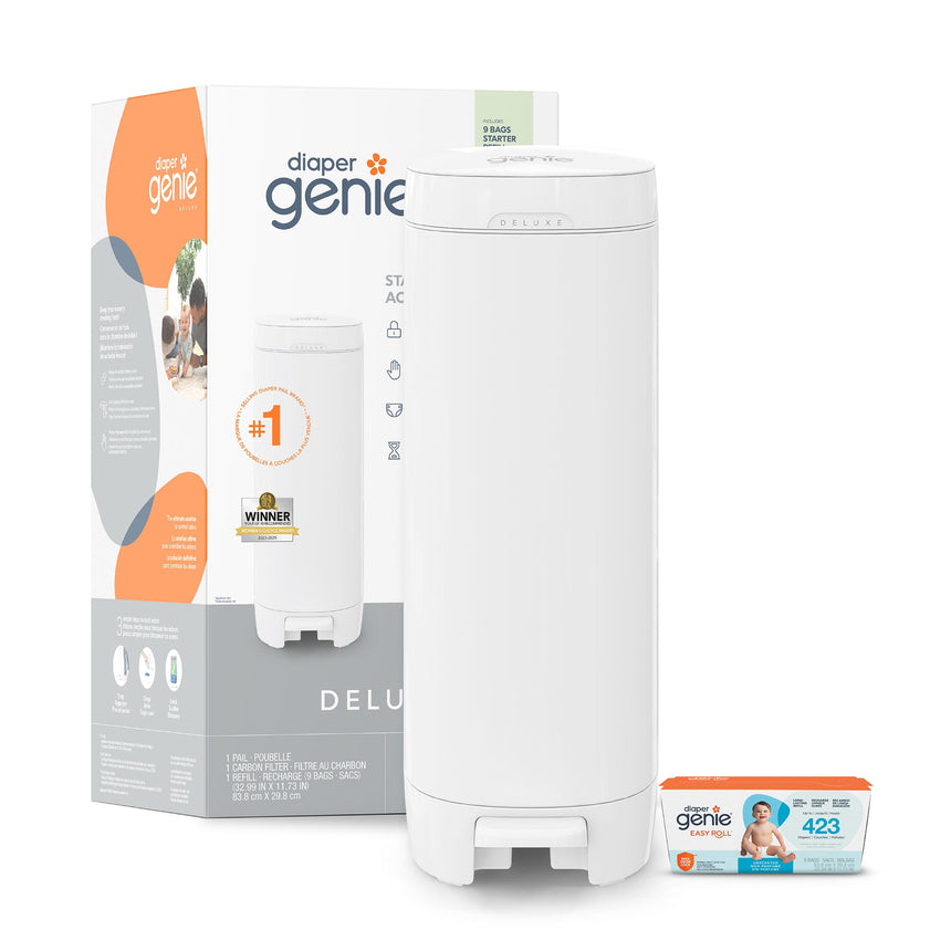 Poubelle À Couches Deluxe Blc-Diaper Genie-DIG-I000877-CLÉMENT
