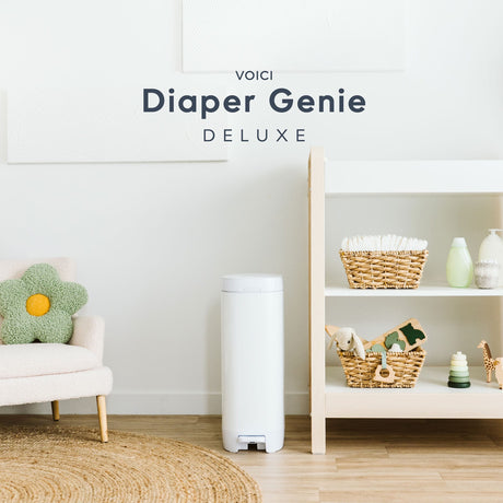 Poubelle À Couches Deluxe Blanche-Diaper Genie-DIG-I000877-CLÉMENT