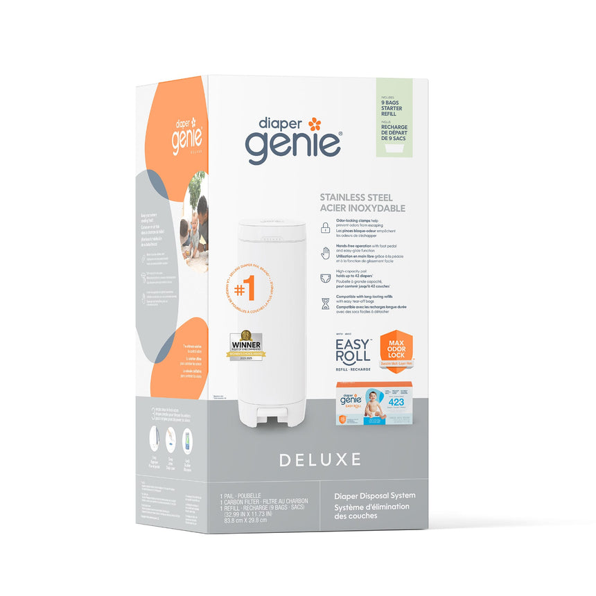 Poubelle À Couches Deluxe Blc-Diaper Genie-DIG-I000877-CLÉMENT