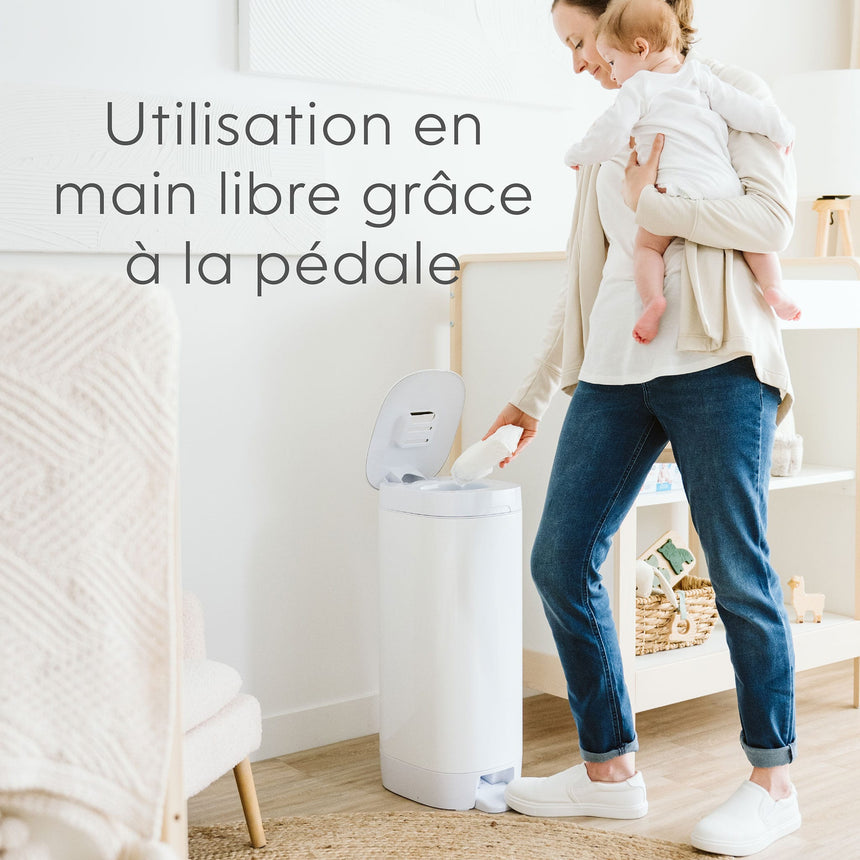 Poubelle À Couches Deluxe Blc-Diaper Genie-DIG-I000877-CLÉMENT