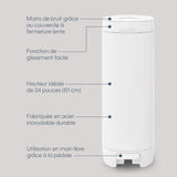 Poubelle À Couches Deluxe Blc-Diaper Genie-DIG-I000877-CLÉMENT