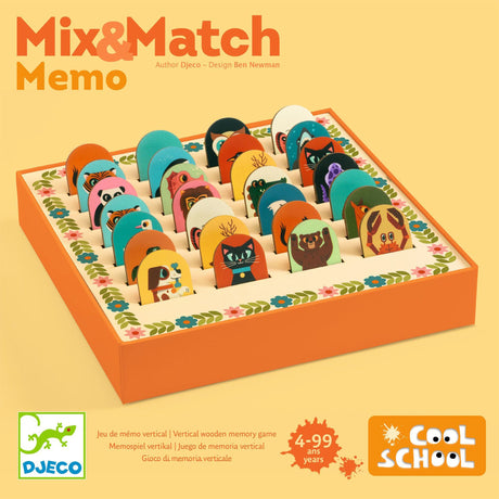 Memo Mix & Match-Djeco-DJE-DJ00828-CLÉMENT