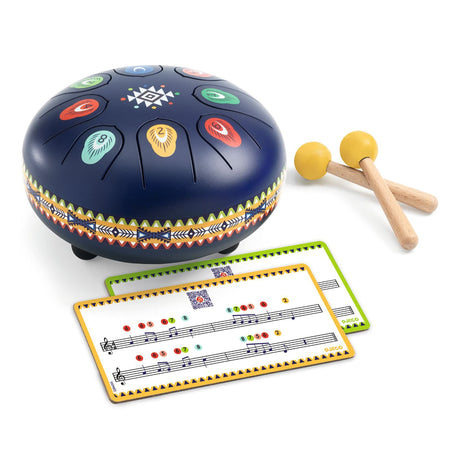 Animambo - Tambour Bleu - 8 Notes-Djeco-DJE-DJ06035-CLÉMENT