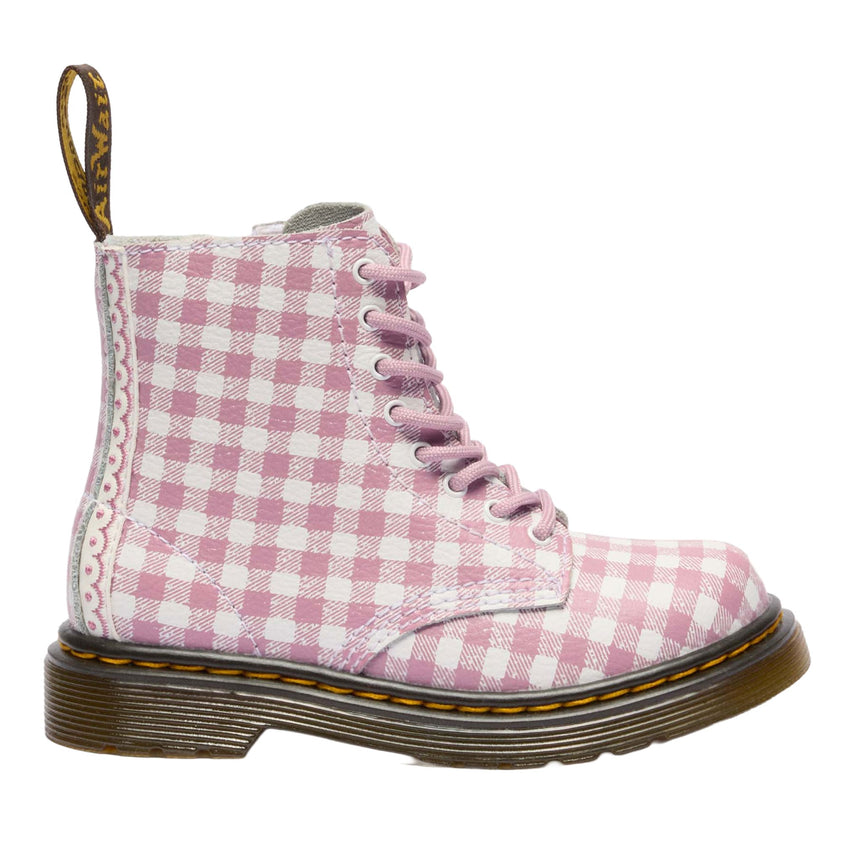 Botte 1460 Gingham Pointures 7-10-Dr Martens-Blanc-7 E-DOM-42521100-CLÉMENT