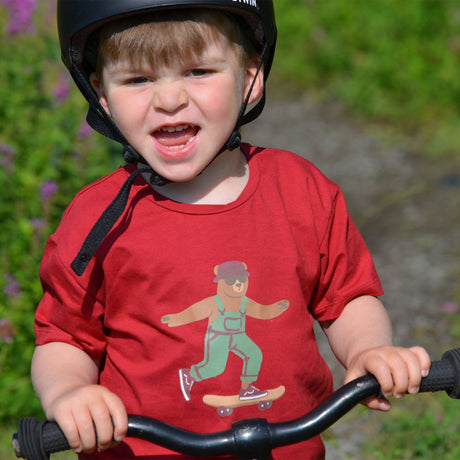T-shirt Skateboard 2-8ans-Camp by Birdz-NAS-CLSPKB391-RD-CLÉMENT