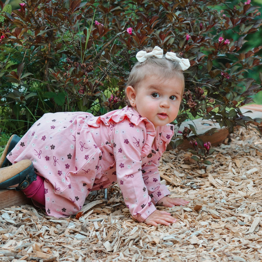 Love Garden Bows Dress 3-24m