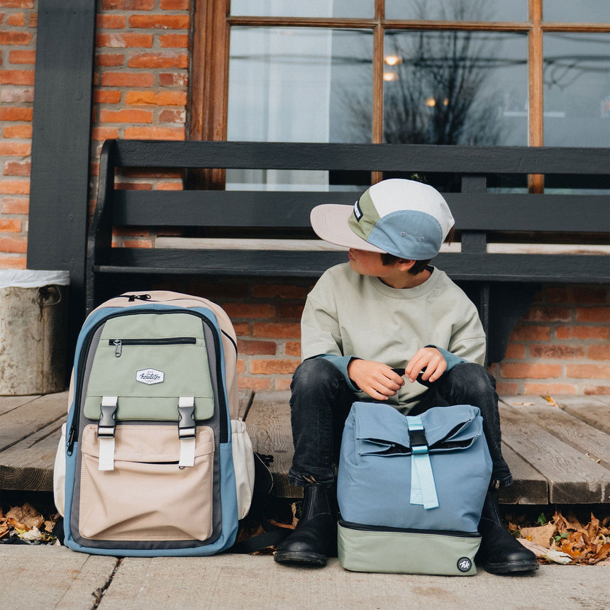 Colorblock Sea salt Backpack