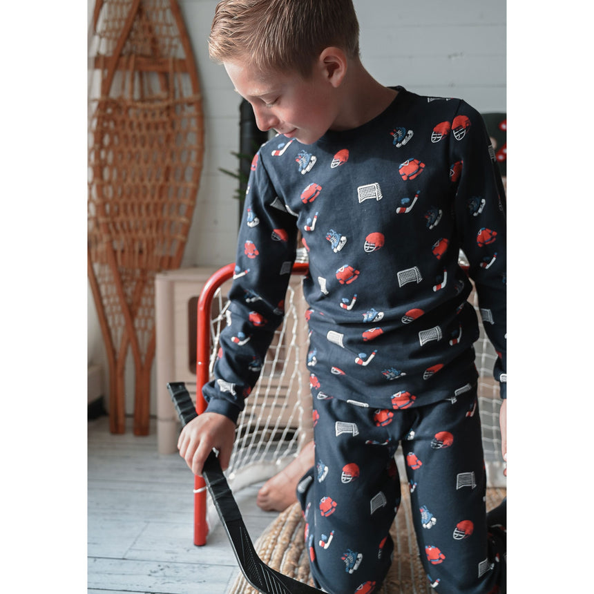 Pyjama Hockey 2-14ans-Roche Ciseaux-ROO-T61208-CLÉMENT