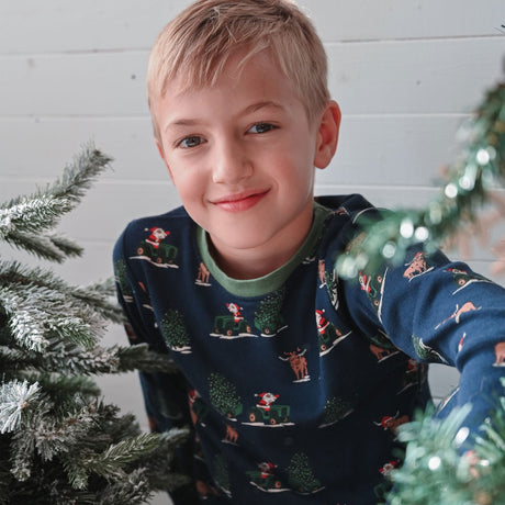 Pyjama Père Noël 2-14ans-Roche Ciseaux-ROO-T61308-CLÉMENT