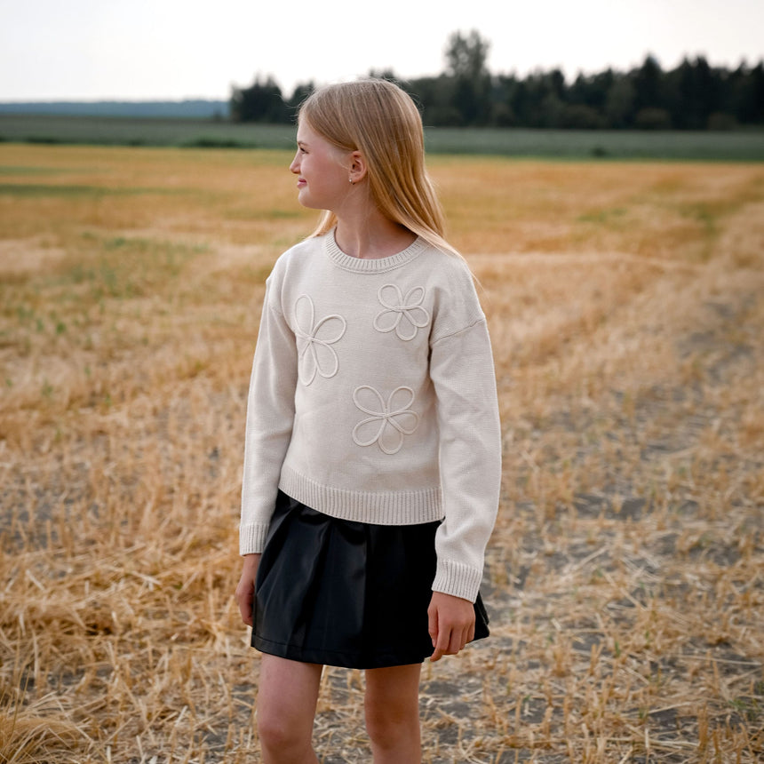 Pull Fleurs Blush & Boucle 7-14ans