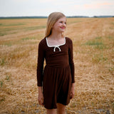 Bow & Blush Rib Dress 7-14