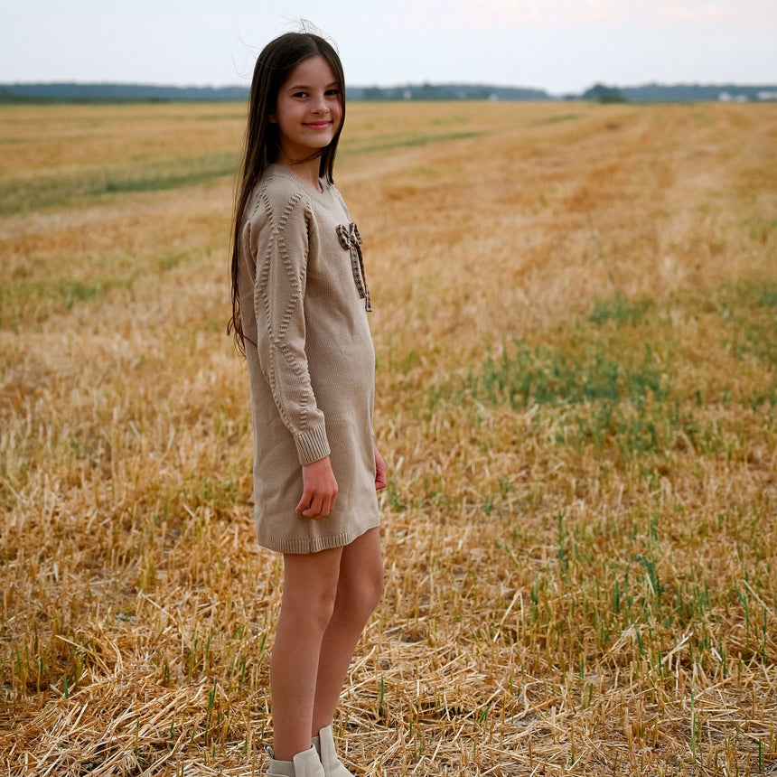 Robe Tricot Blush & Boucle 7-14ans-Look-LOK-2263493C-CLÉMENT