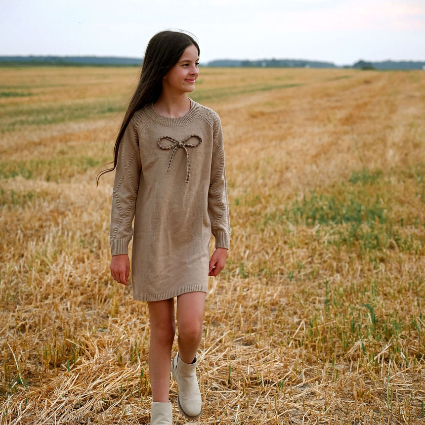 Robe Tricot Blush & Boucle 7-14ans-Look-LOK-2263493C-CLÉMENT