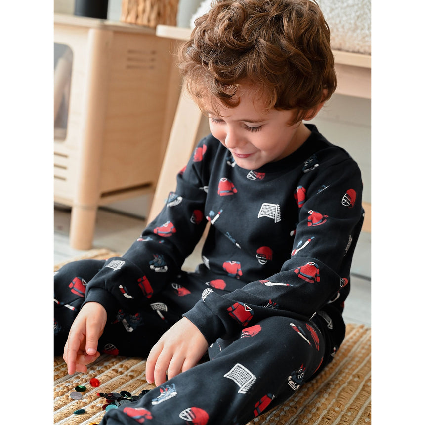 Pyjama Hockey 2-14ans-Roche Ciseaux-ROO-T61208-CLÉMENT