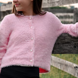 Bow & Blush Knit Cardigan 7-14