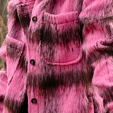 Plaid Bow & Blush Shacket 7-14