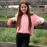 Bow & Blush Knit Cardigan 7-14