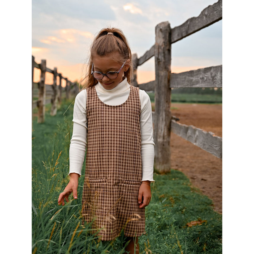Bow & Blush Romper Dress 7-14