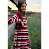 Bow & Blush Striped Dress 7-14