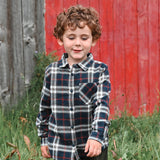 Chemise Carreaux Recrue 2-8ans-Chat Botte-CHI-2265432C-CLÉMENT