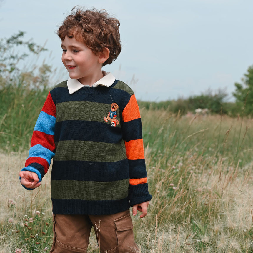 Rookie Striped Knit Pull 2-8