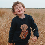 Pull Tricot Chien Recrue 2-8ans