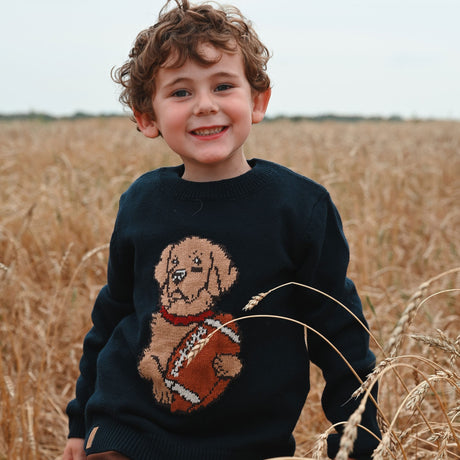 Pull Tricot Chien Recrue 2-8ans-Chat Botte-CHI-2265429C-CLÉMENT