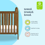 Beau 3-in-1 Convertible Crib - Walnut