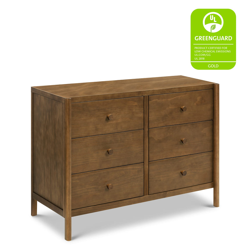 Commode 6 Tiroirs Birdie - Noyer-DaVinci-DVI-M25126L-CLÉMENT