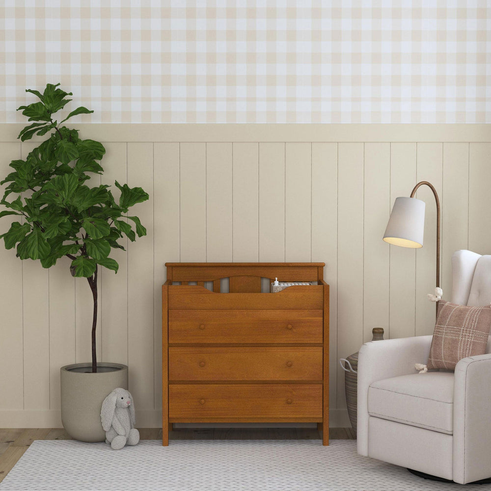 Jayden 3-Drawer Changer Dresser Chestnut – CLÉMENT