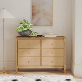 Commode Jenny Lind 6 Tiroirs - Miel-DaVinci-DVI-M7326HY-CLÉMENT