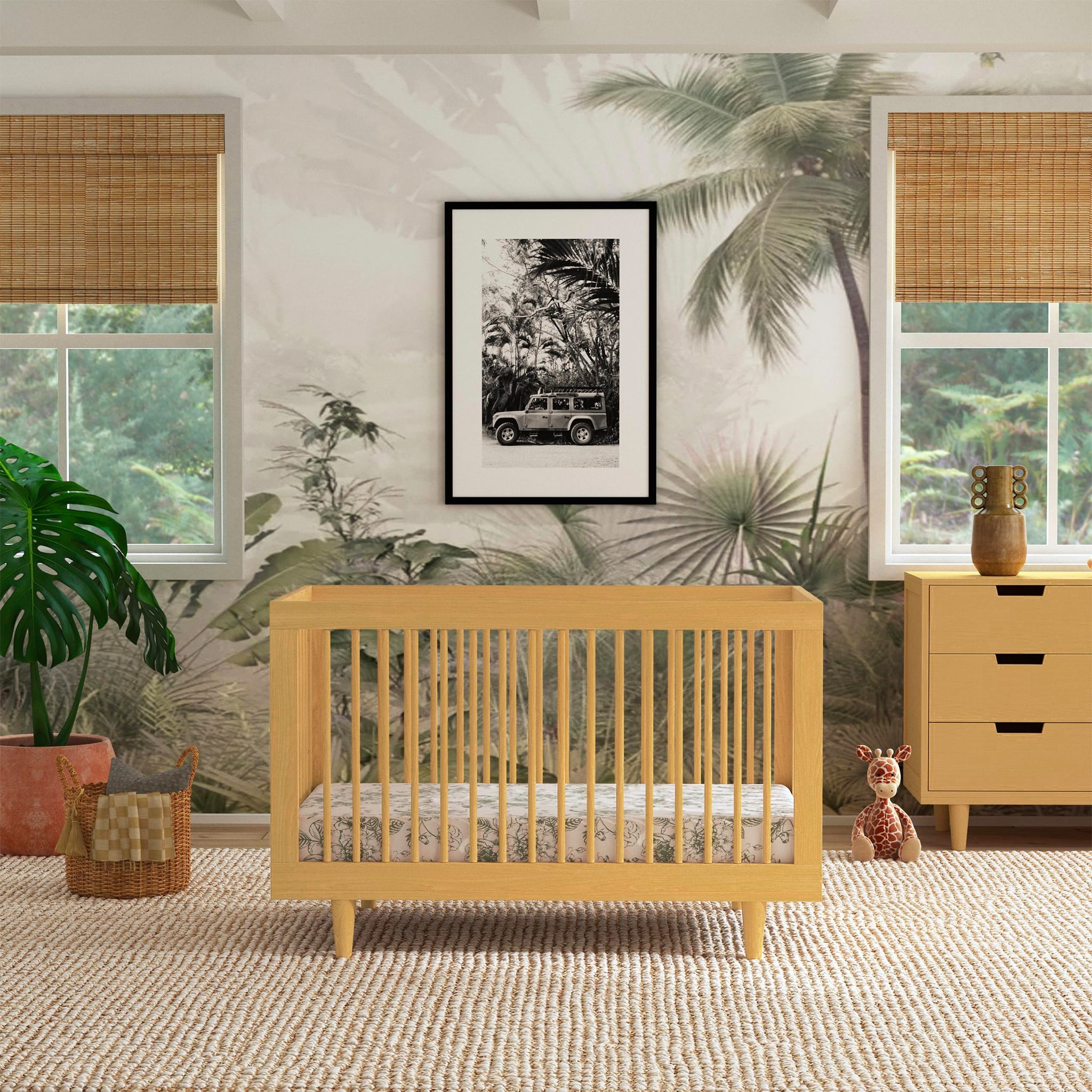 Marley 3-in-1 Convertible Crib - Honey – CLÉMENT