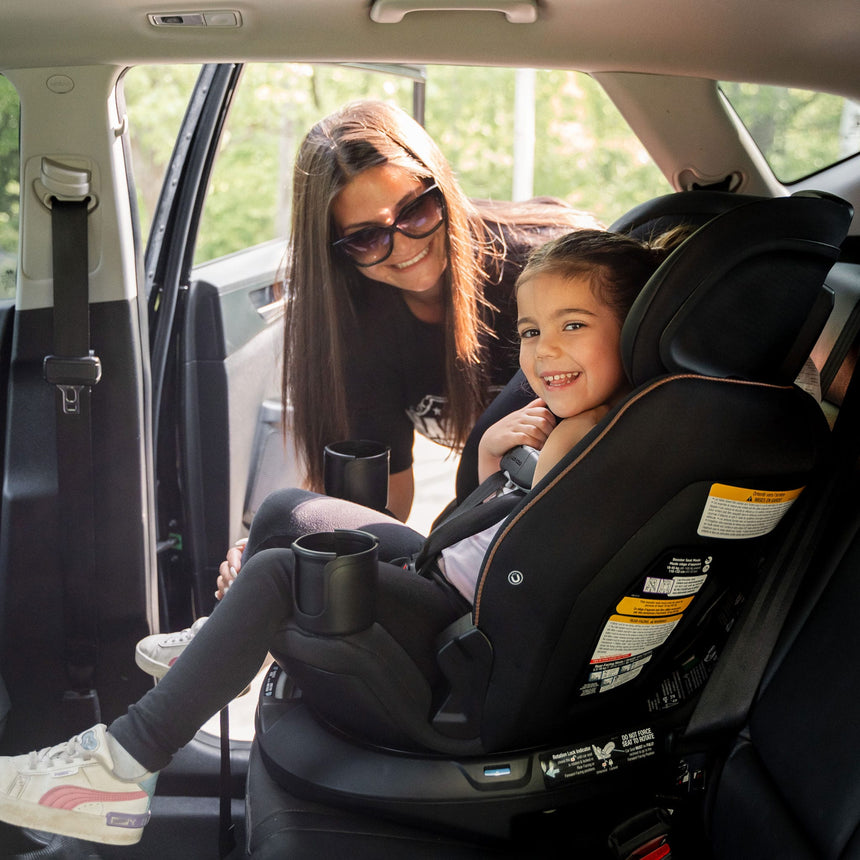 Andi 360° Rotating All-in-One Car Seat-  Designer Black
