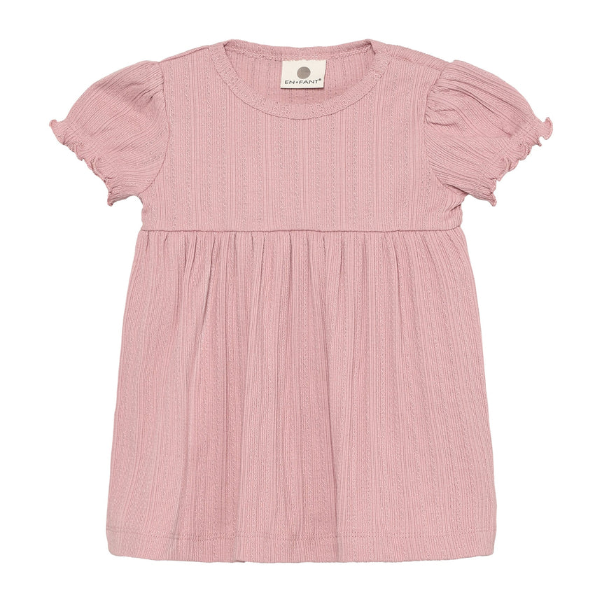 Robe Pointelle 3-24mois-En Fant-Rose-3 m-ENF-210390-5906-CLÉMENT