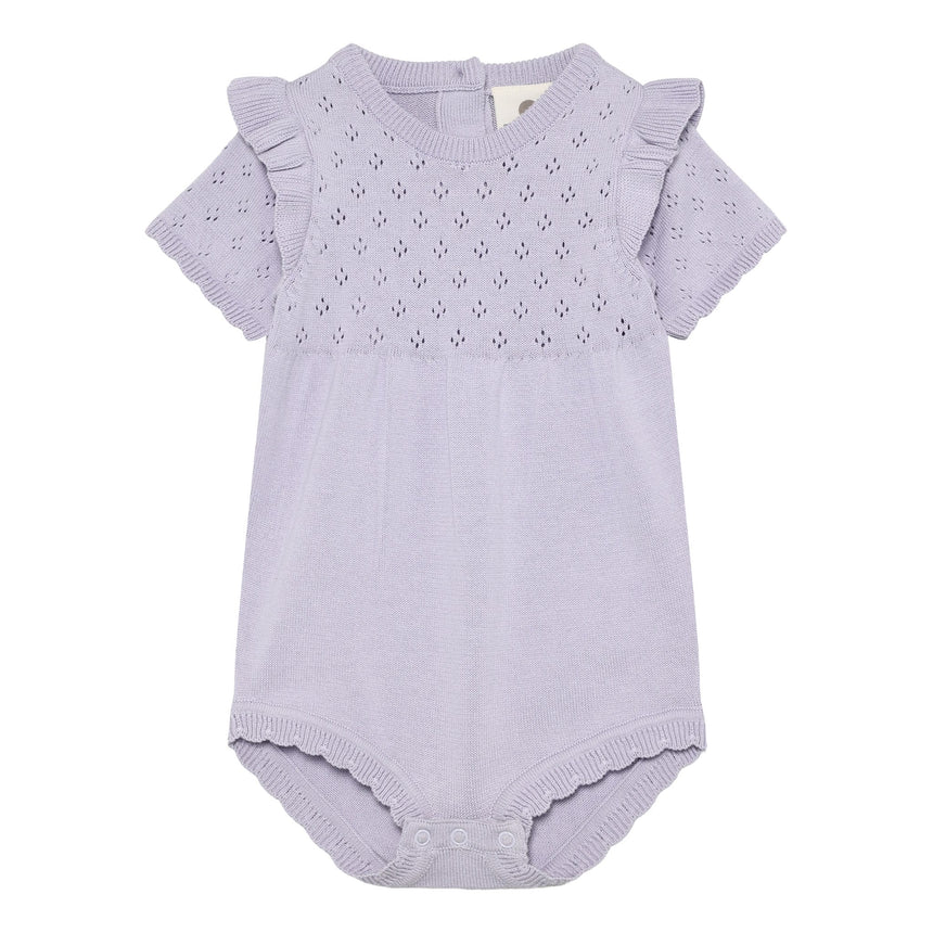 Barboteuse Tricot 3-18m-En Fant-Lilas-3 m-ENF-210393-6111-CLÉMENT