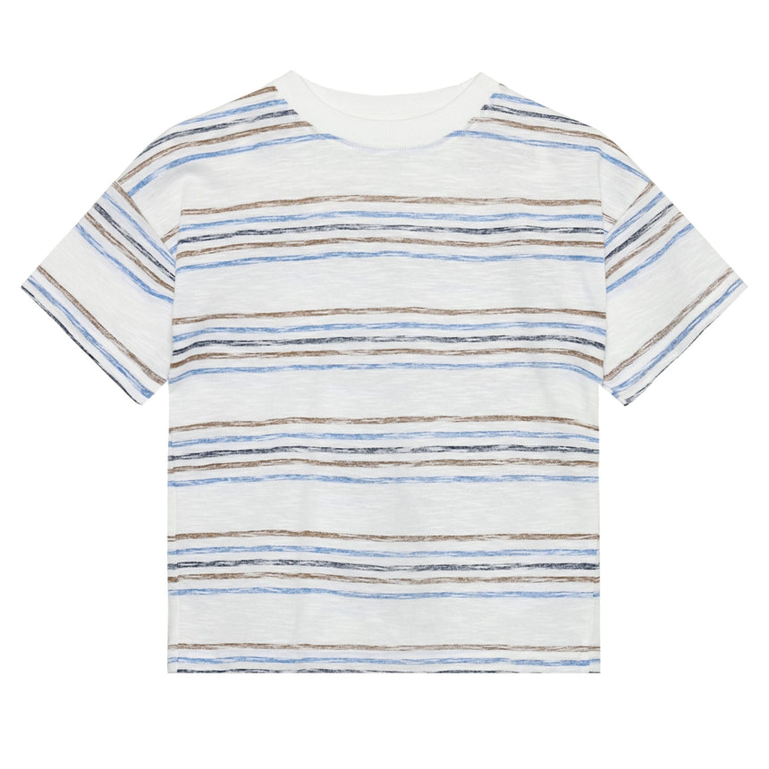 T-shirt Rayé 2-10ans-En Fant-Blanc-2-ENF-230601-7075-CLÉMENT